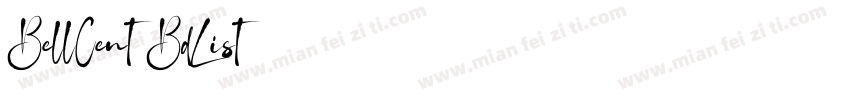 BellCent BdList字体转换